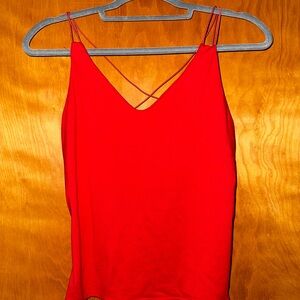 Red Strappy Women's Top